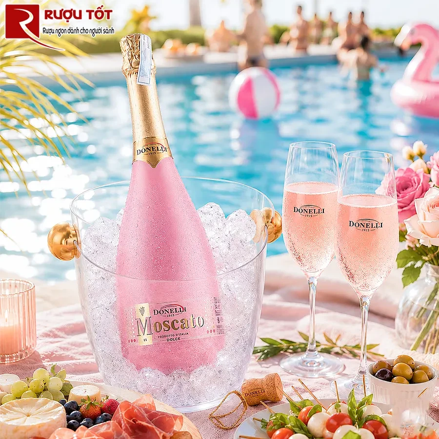 Rượu Donelli Moscato White