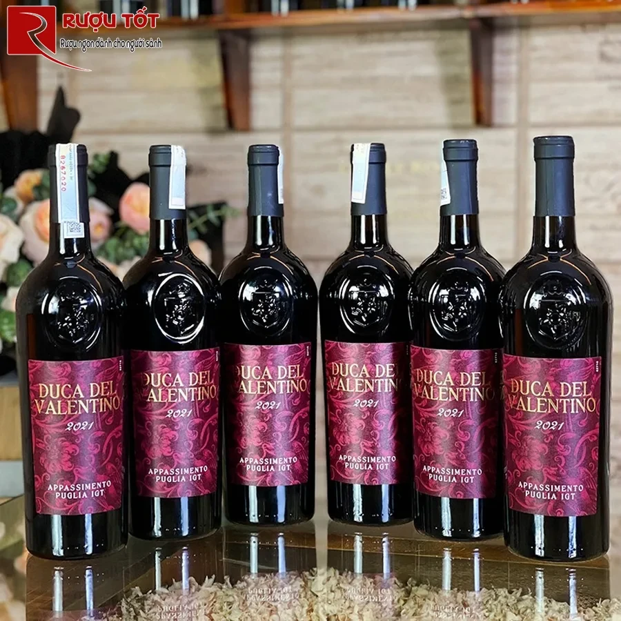 Rượu Duca Del Valentino Appassimento Puglia