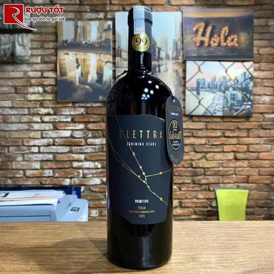 ruou elettra primitivo puglia igt chat luong cao