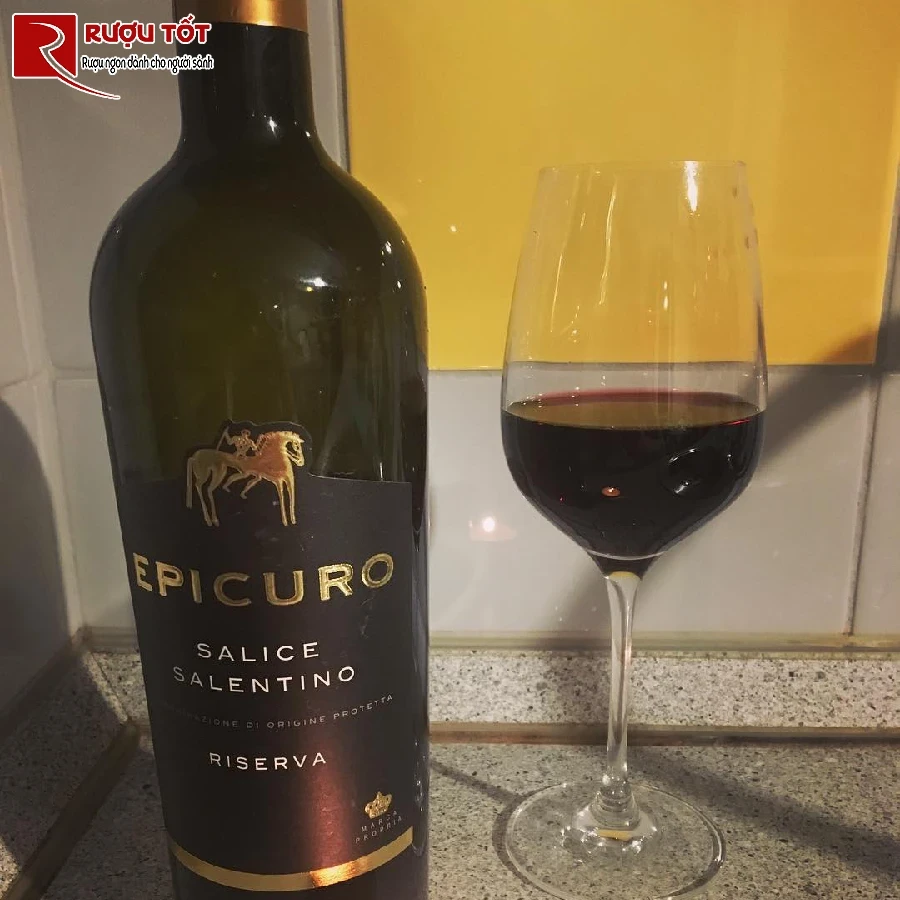 ruou epicuro salice salentino riserva