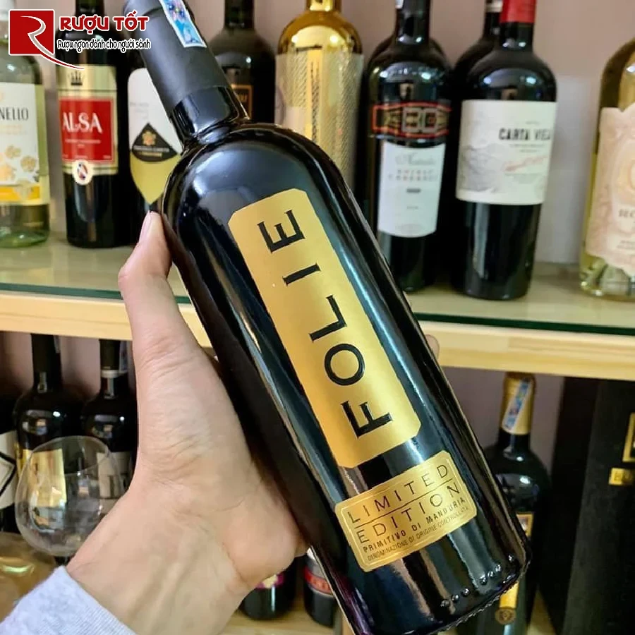 ruou folie primitivo limited edition