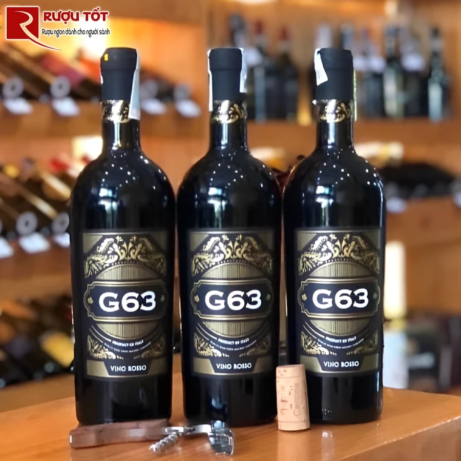 ruou g63 vino rosso