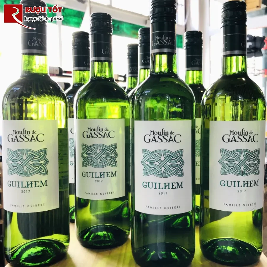 ruou guilhem moulin de gassac blanc 12,5% 750ml tuoi mat de uong