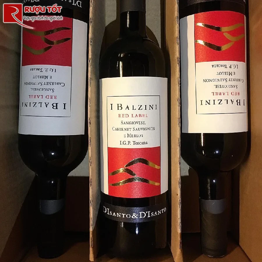ruou i balzini red label igp toscana
