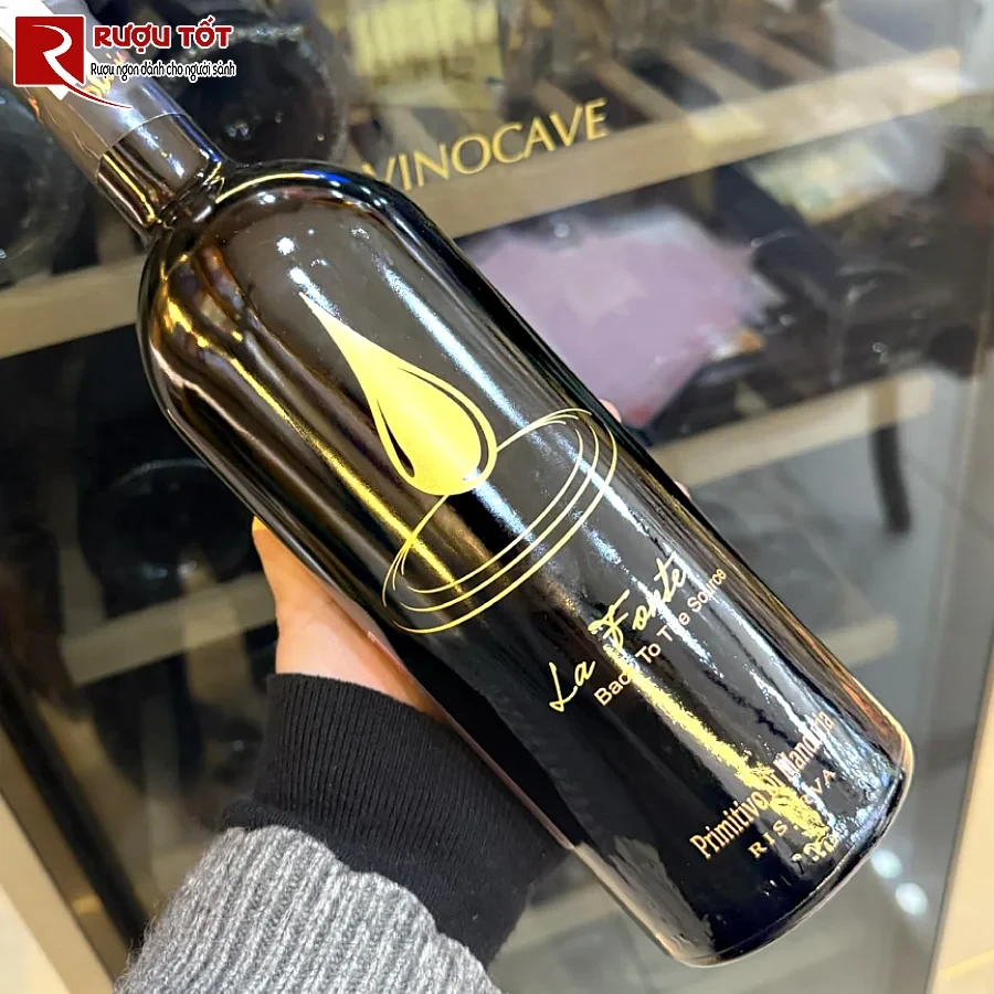 ruou la fonte black to the source 15% 750ml