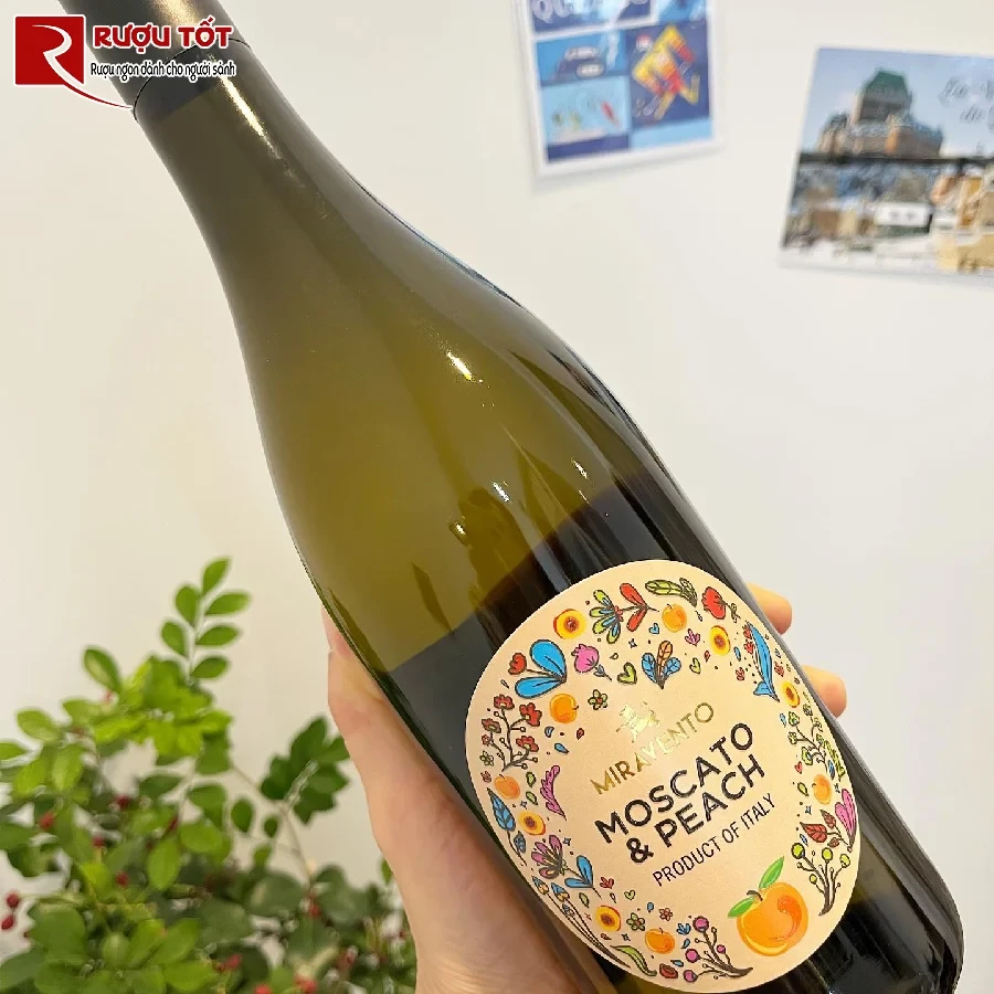 ruou moscato peach miravento