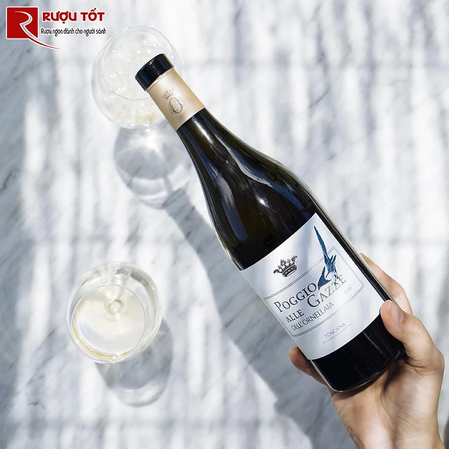 ruou ornellaia poggio alle gazze blanc blend 13% 750ml thuong hang