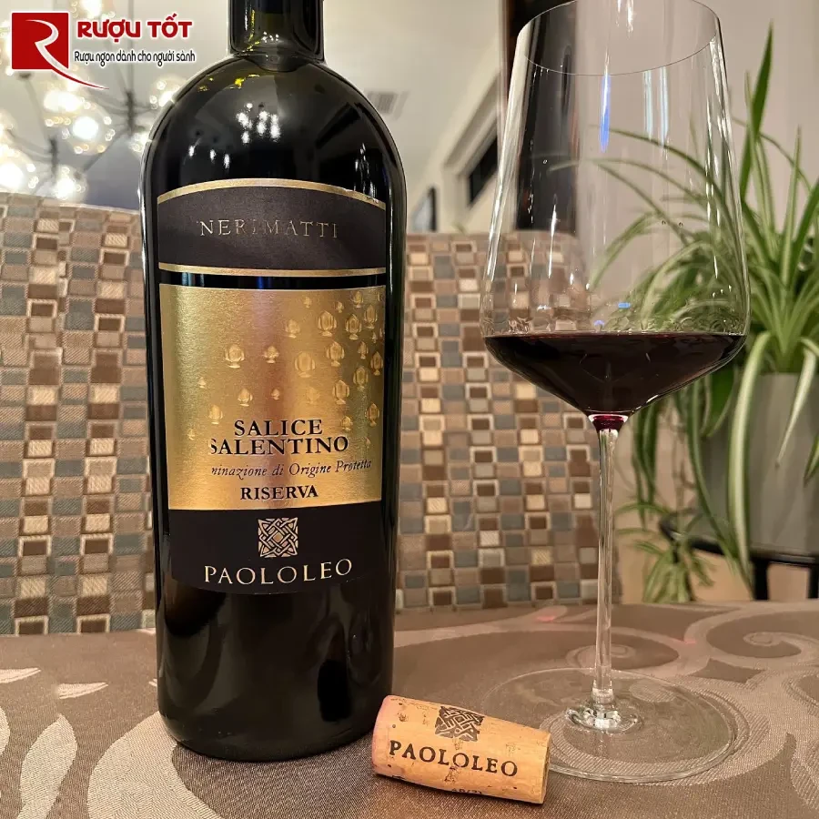 ruou paololeo nerimatti salice salentino riserva