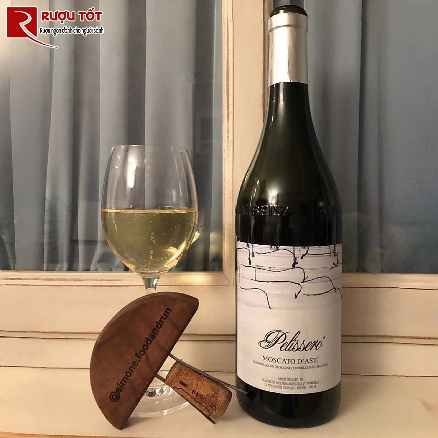 ruou pelissero moscato d'asti chat luong cao nuoc y