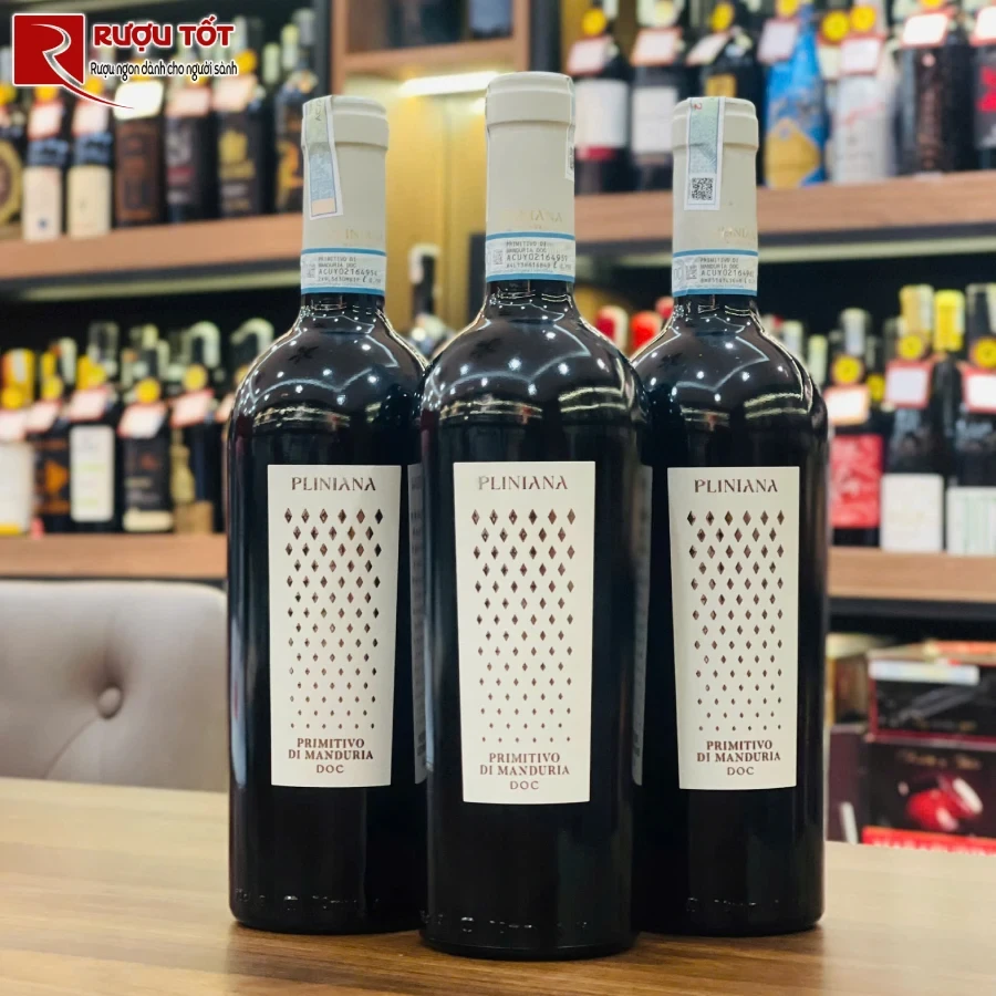 ruou pliniana primitivo di manduria chinh hang