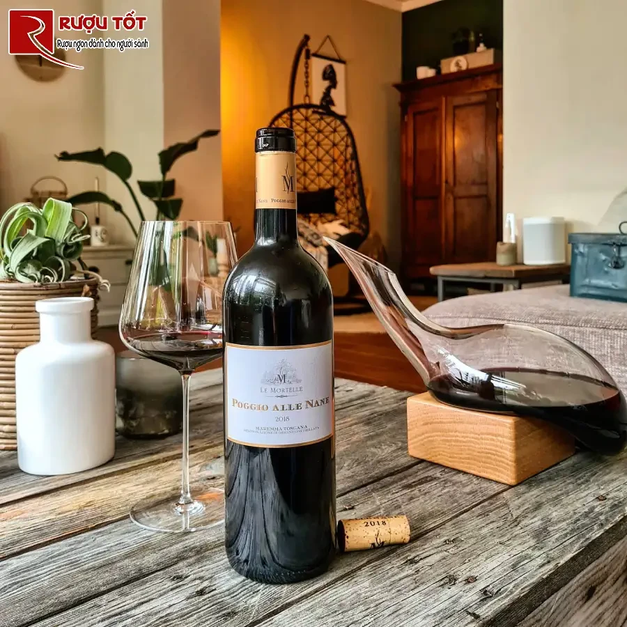 ruou poggio alle nane maremma toscana doc 14% 750ml