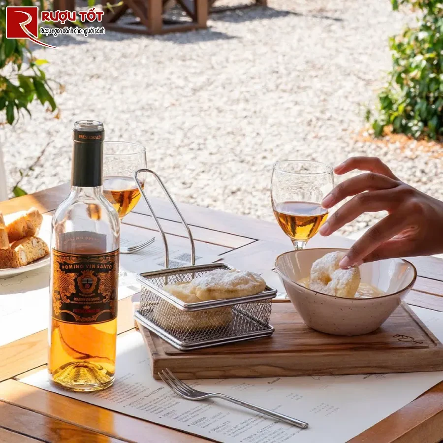 ruou pomino vinsanto frescobaldi 12,5% 500ml chat luong