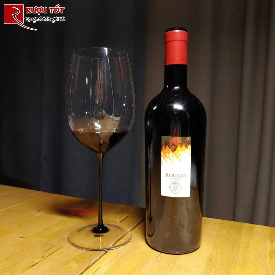 ruou roggio del filare velenosi rosso piceno 15% 750ml cao cap