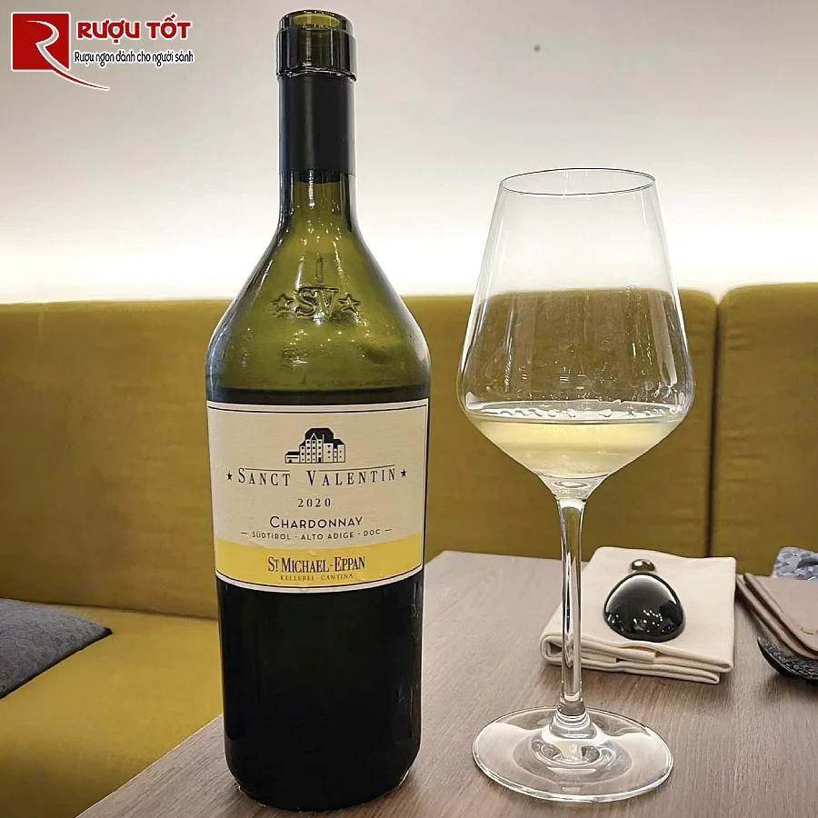 ruou sanct valentin chardonnay alto adige cao cap