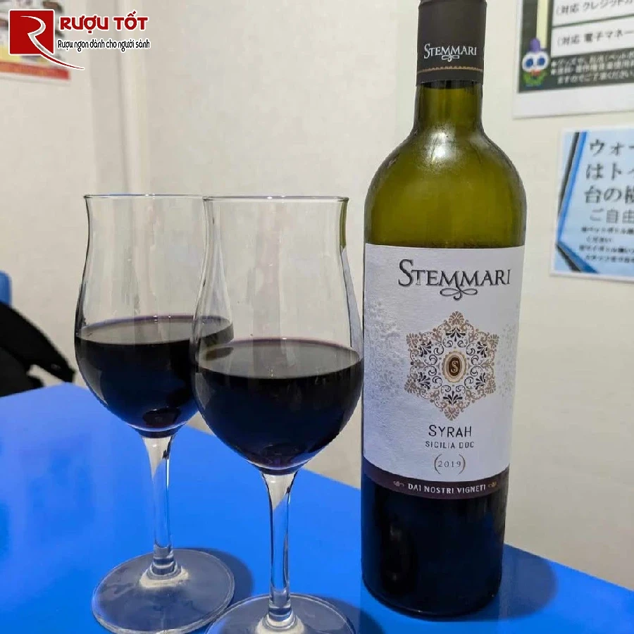 ruou stemmari syrah sicilia doc