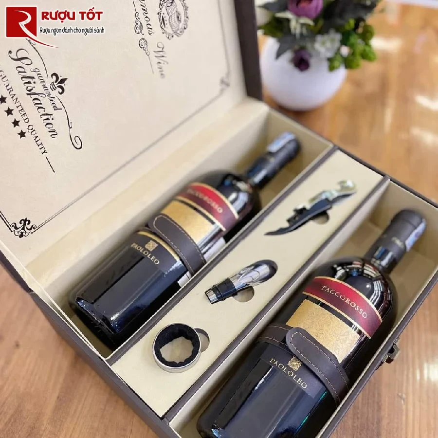 ruou taccorosso negroamaro paolo leo