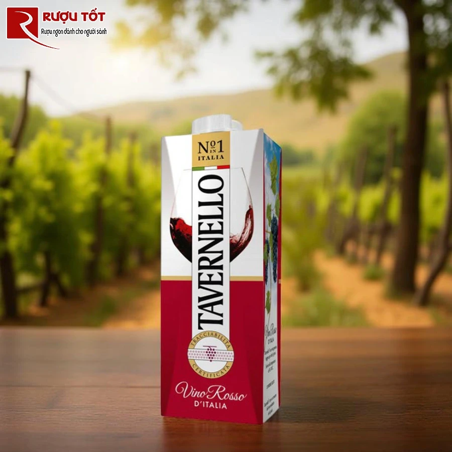 ruou tavernello vino rosso d'italia