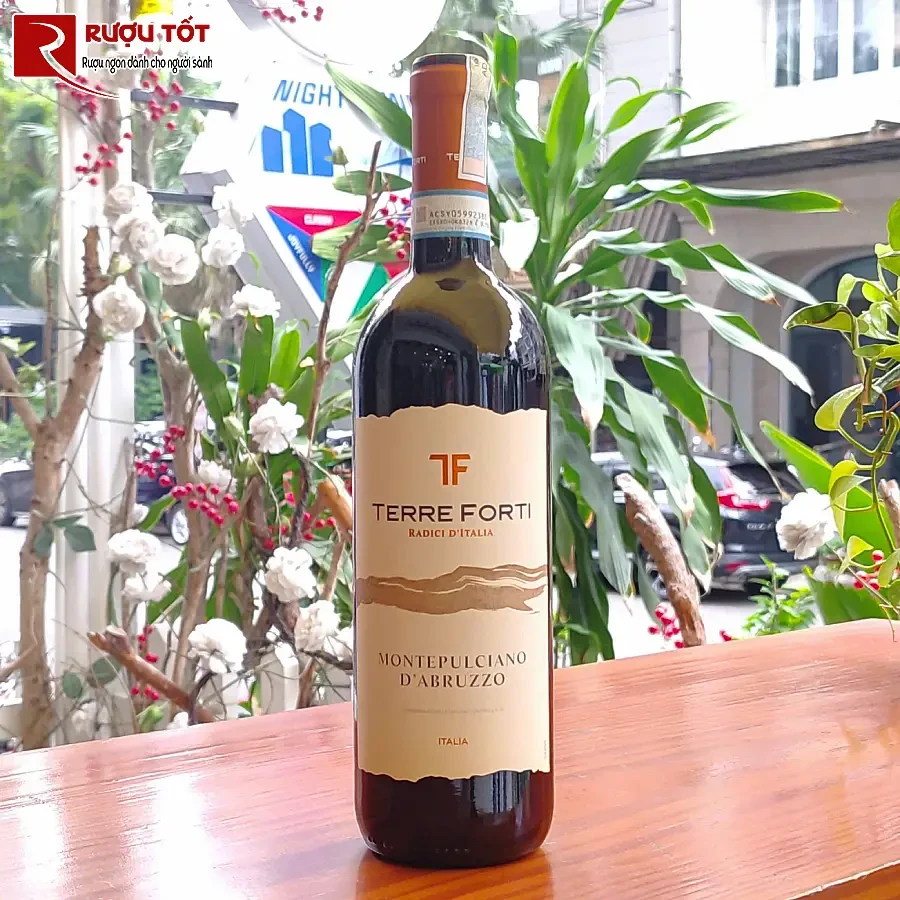 ruou terre forti montepulciano d'abruzzo 12,5% 750ml y