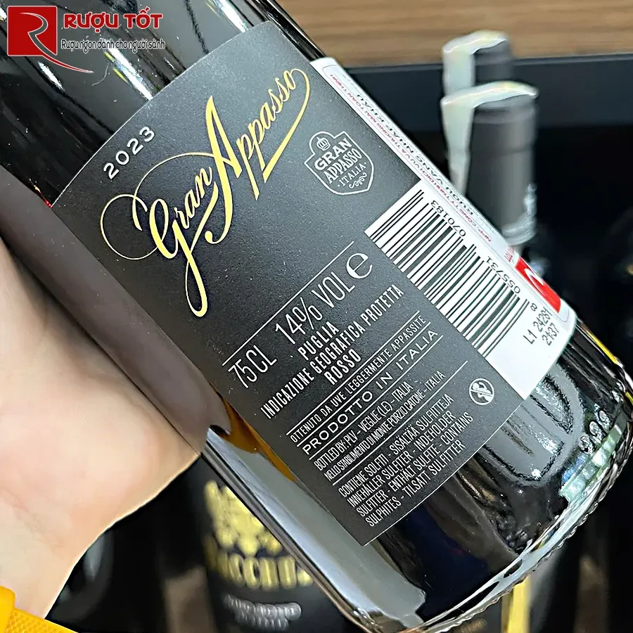 Rượu vag Gran Appasso 14 độ