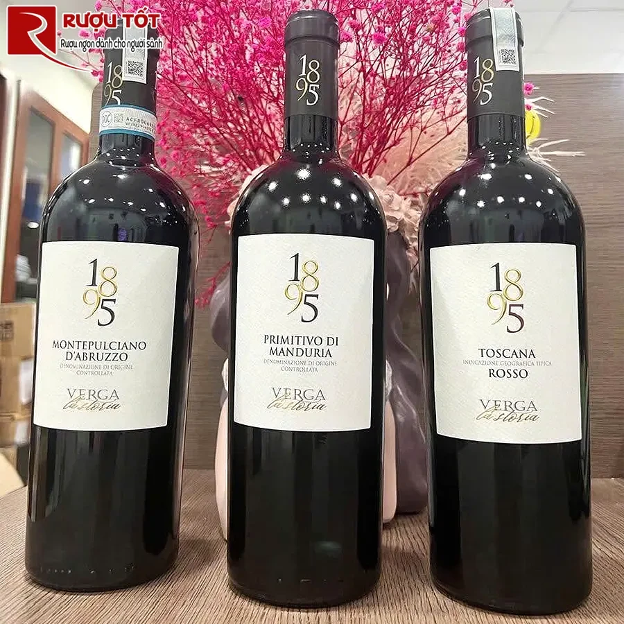 Rượu vang 1895 La Storia Primitivo di Manduria