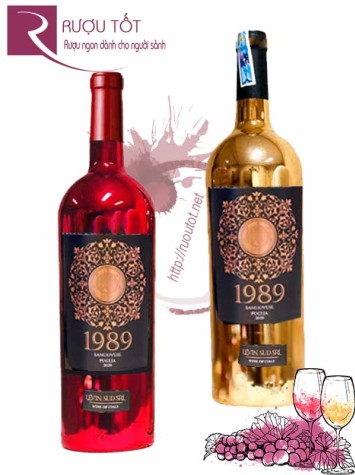 Rượu vang 1989 Nhãn Đỏ - Nhãn vàng