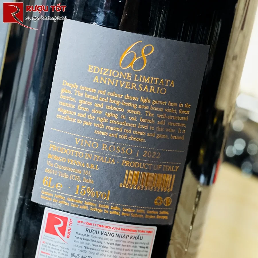 ruou vang 68 anniversario