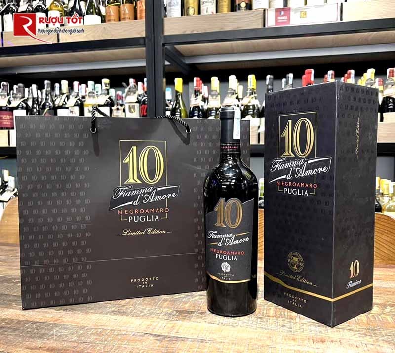 Rượu vang 𝟏𝟎 𝐅𝐢𝐚𝐦𝐦𝐚 𝐝a𝐦𝐨𝐫𝐞