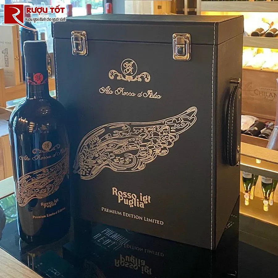 ruou vang alarossa ditalia rosso puglia