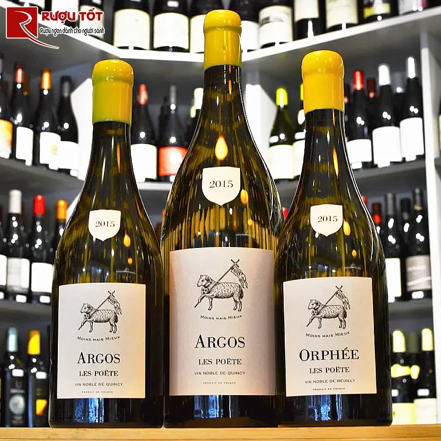 ruou vang argos les poete vin noble de quincy chinh hang