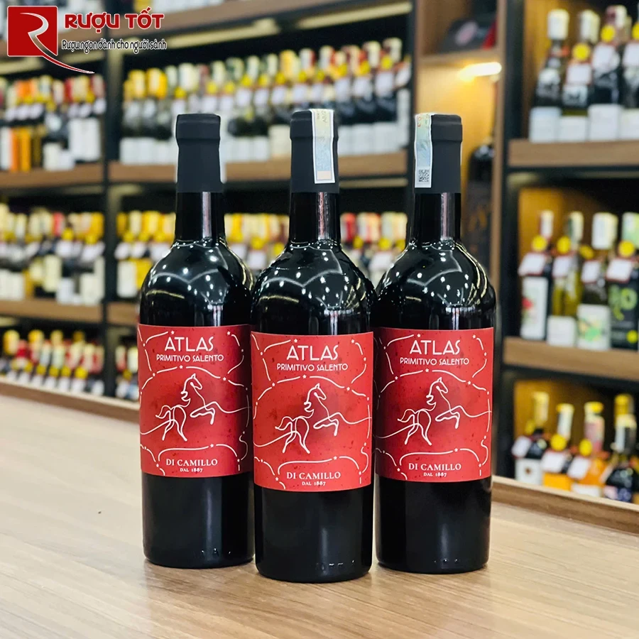 ruou vang atlas primitivo salento