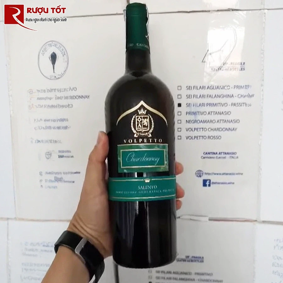 ruou vang attanasio volpetto chardonnay