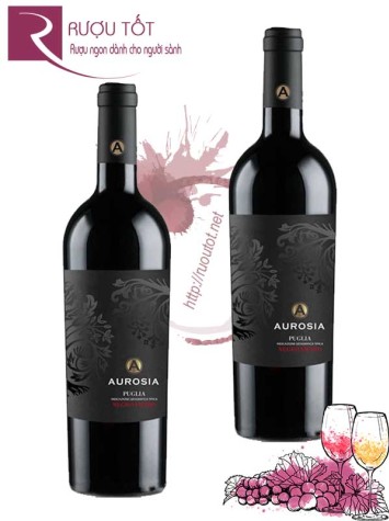 Rượu vang Aurosia Negroamaro Puglia 15 độ Cao