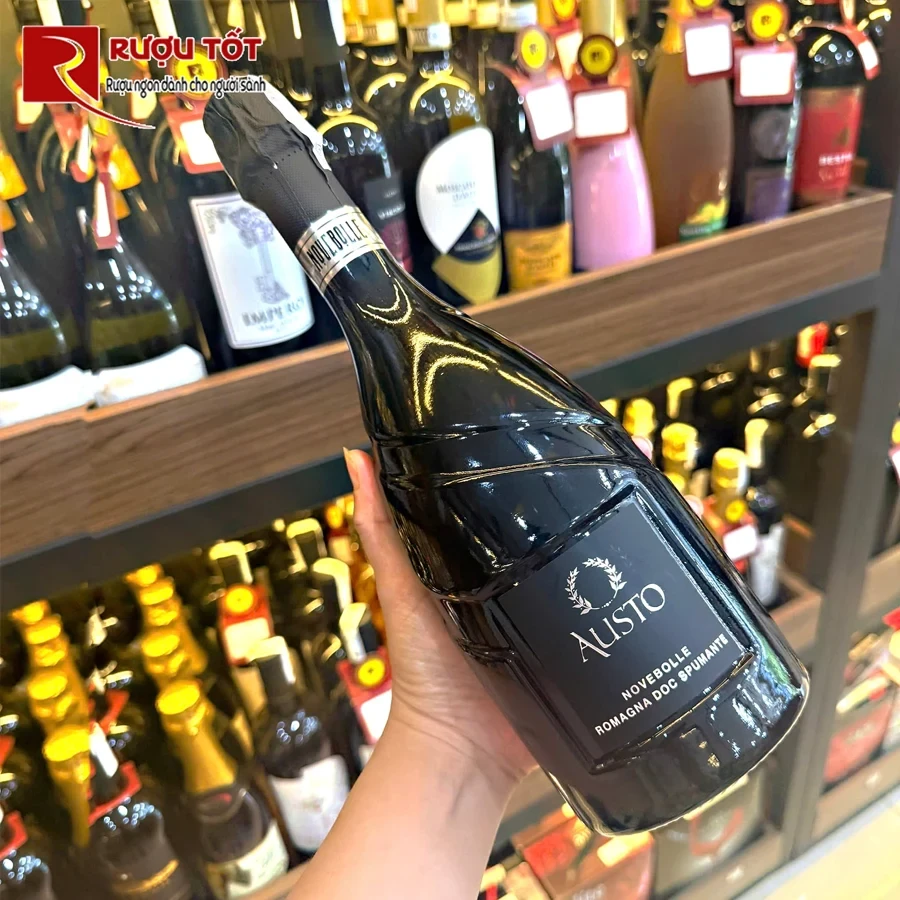 Rượu vang Austo Novebolle Brut Romagna