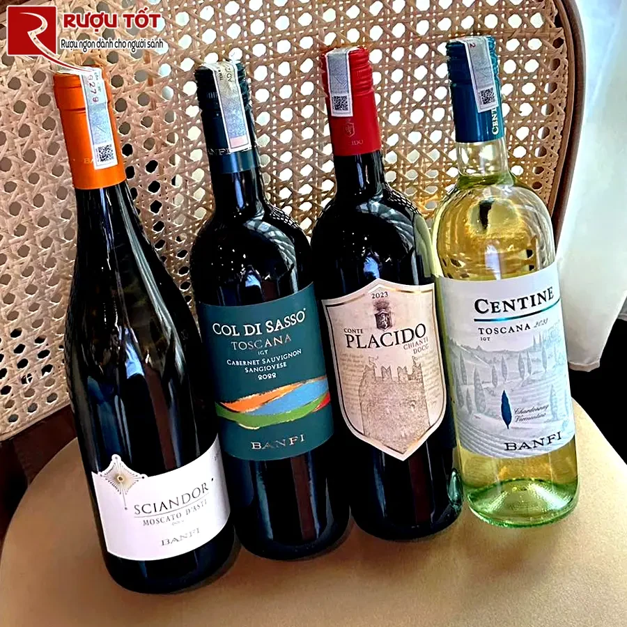 Rượu vang Banfi Placido Chianti