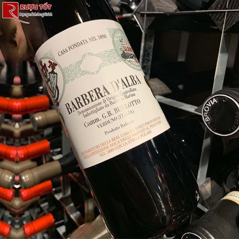 Rượu Vang Barbera Dalba Comm GB Burlotto