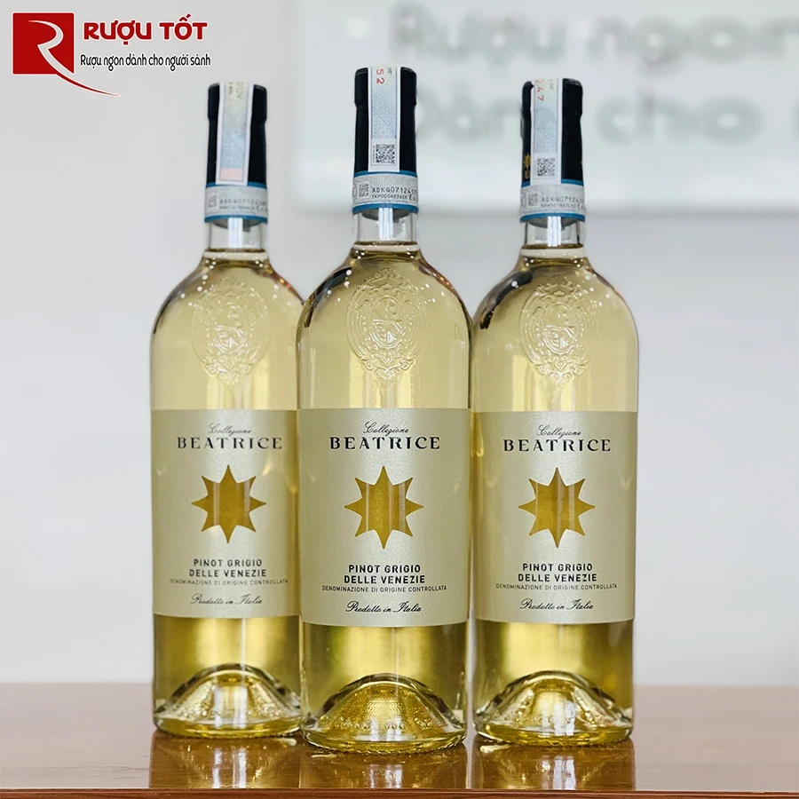 Rượu vang Beatrice Pinot Grigio White