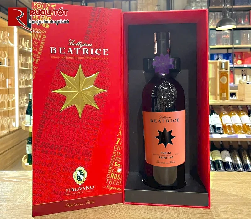 Rượu vang Beatrice Primitivo