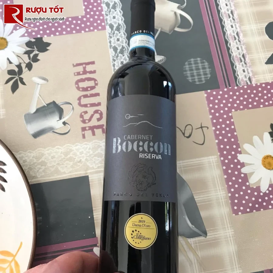 ruou vang boccon riserva cabernet