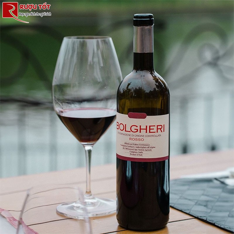 Rượu Vang Bolgheri Rosso Grattamacco