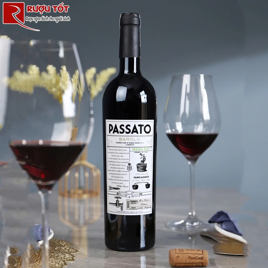 Rượu vang Bosio Passato Barolo