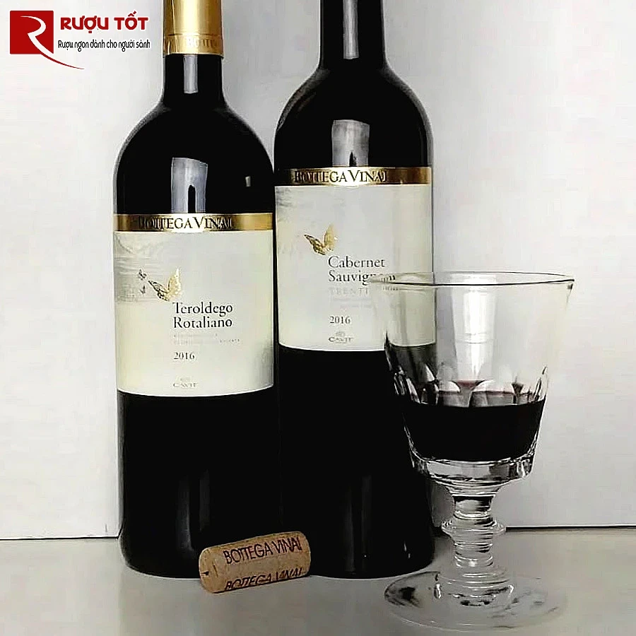ruou vang bottega vinai cabernet sauvignon 750ml 13% nhap khau y