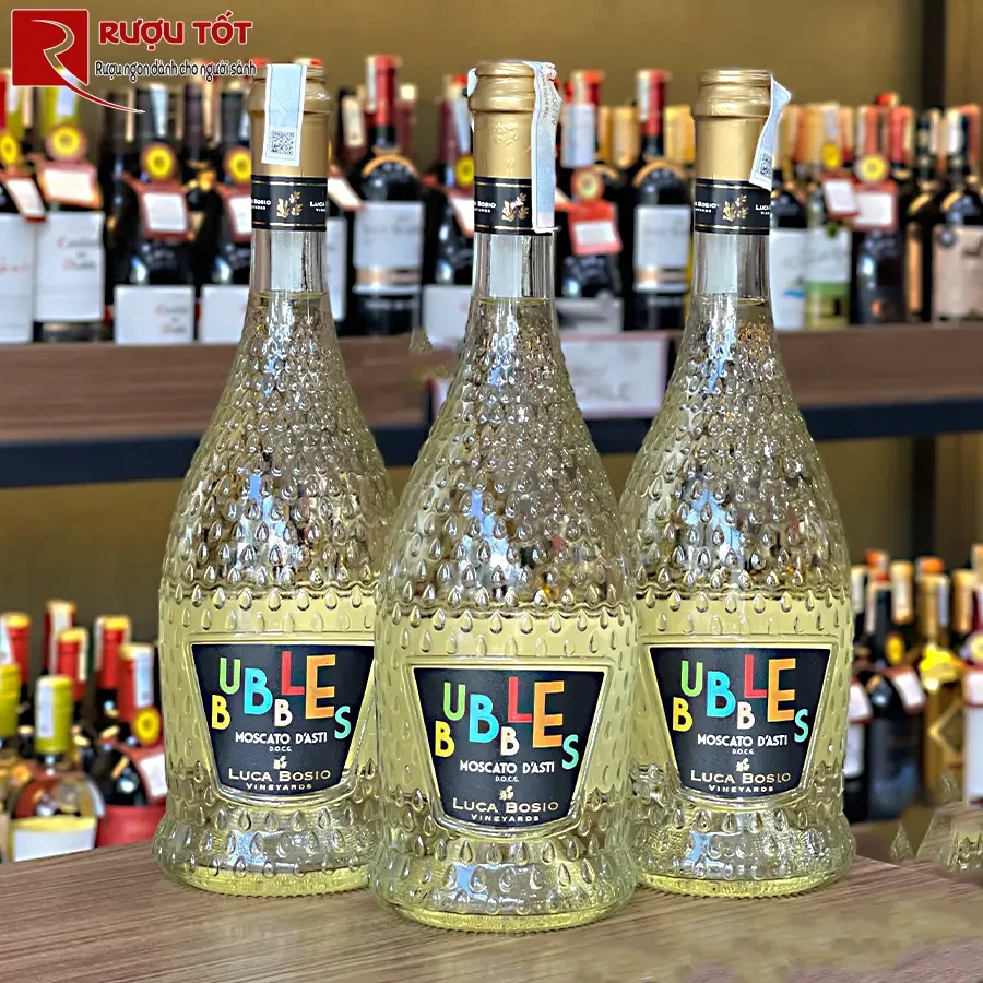 Rượu vang Bubbles Moscato
