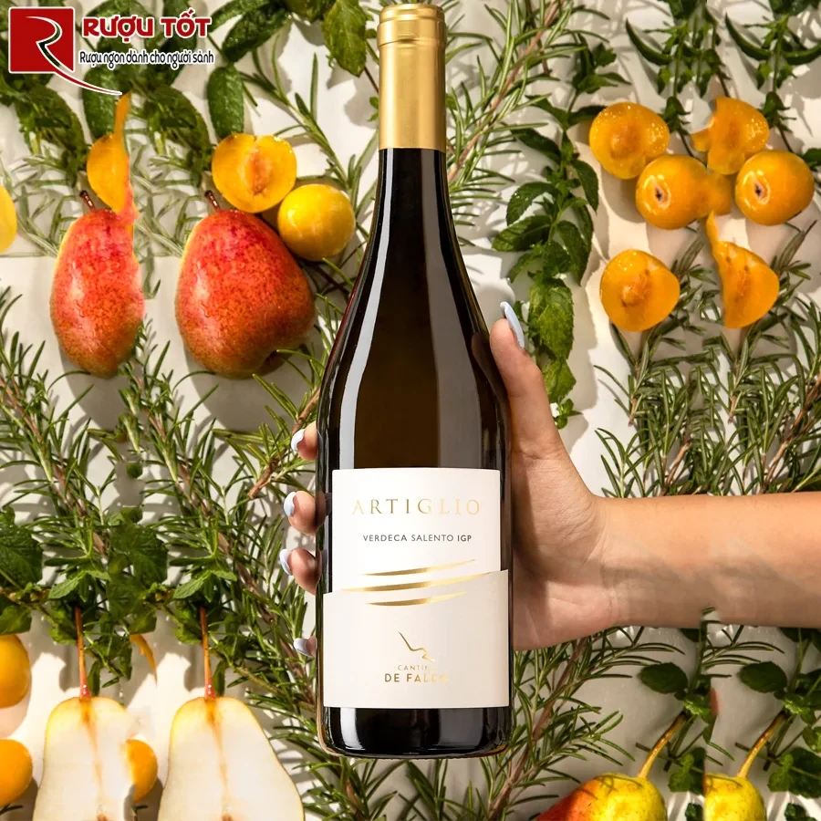 Rượu vang Cantine De Falco ARTIGLIO Bianco