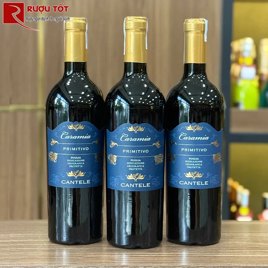 Rượu vang Caramia Primitivo
