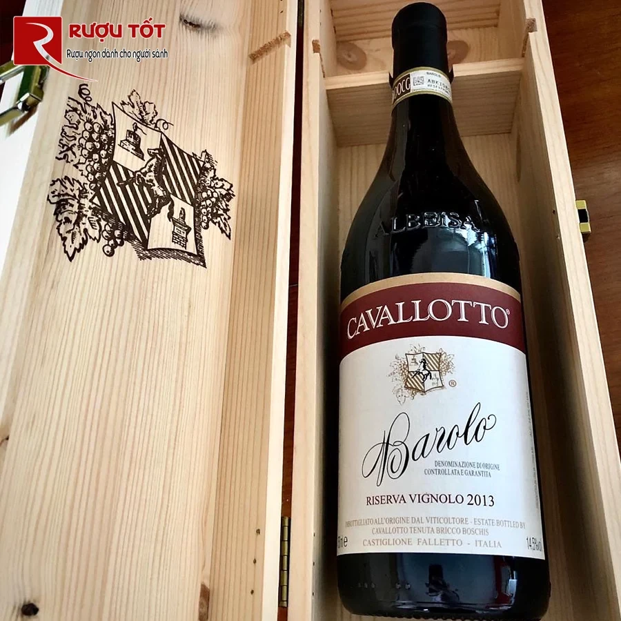 Rượu vang Cavallotto Barolo Riserva Vignolo
