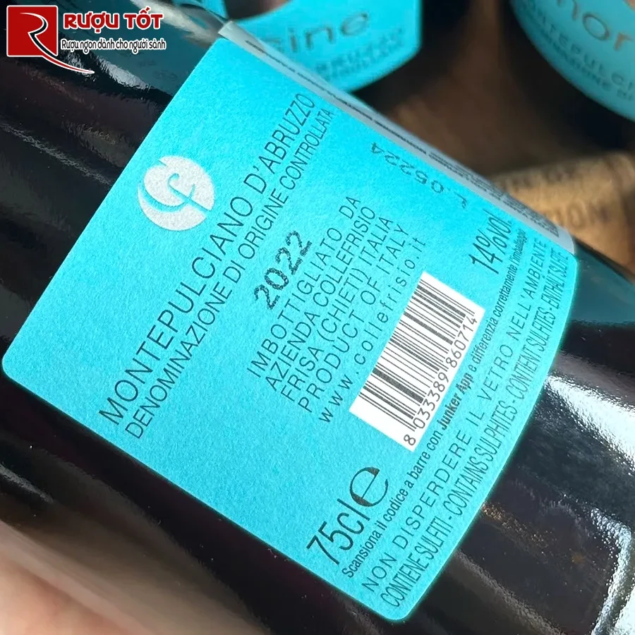 Rượu vang CF Collefrisio Morrecine