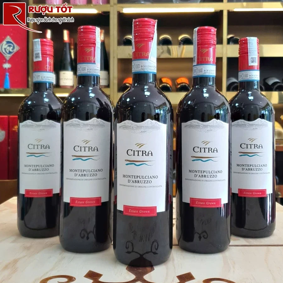 Rượu vang Citra red