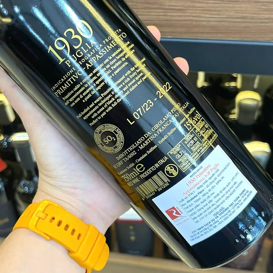 Rượu vang đỏ 1930 Primitivo