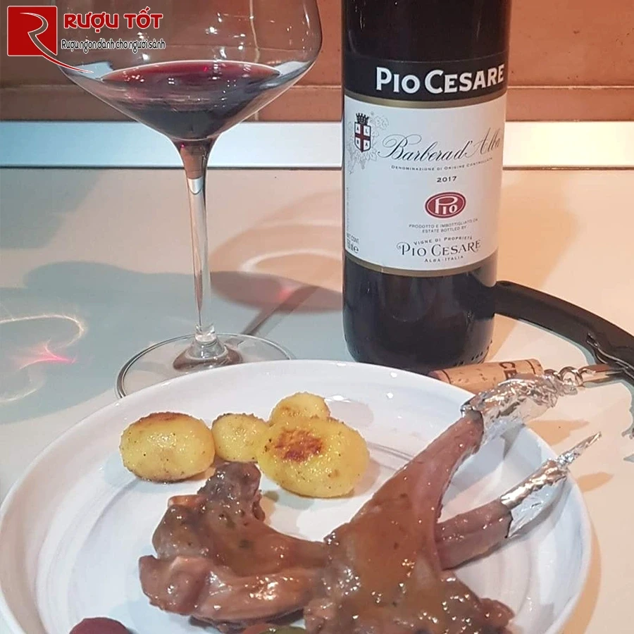 Rượu vang đỏ Pio Cesare Barbera