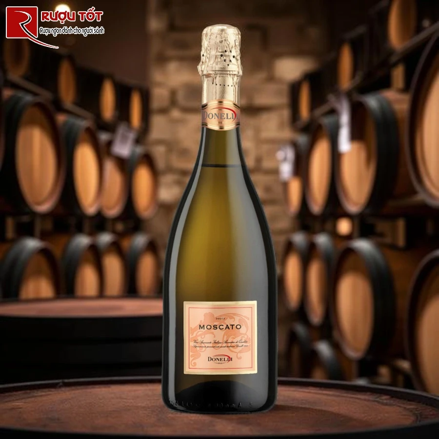 ruou vang donelli moscato 6,5% 750ml nhe nhang de uong